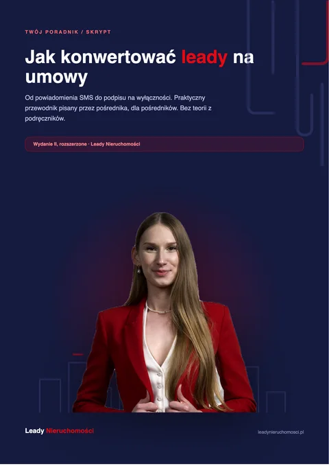Okładka poradnika: Jak konwertować leady na umowy